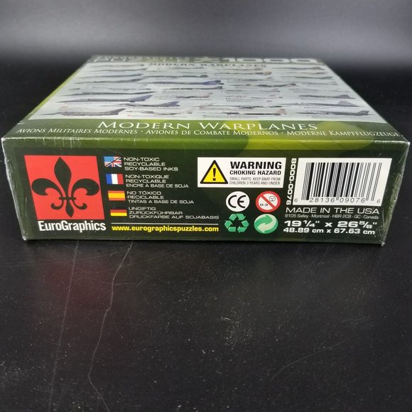 Fighter War Air Plane Puzzle Jigsaw 1000 Piece Modern Military Aero Hobby NEW - Picture 4 of 11